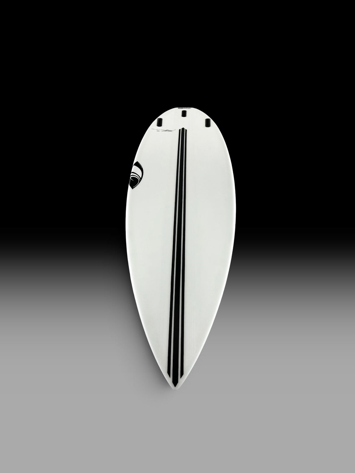 Sharp Eye Inferno 72 E3 Lite surfboard β bottom view from the tail