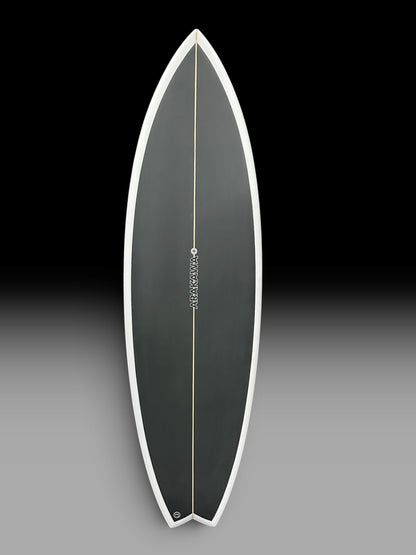 Arakawa Firecat 6'2 surfboard – deck view