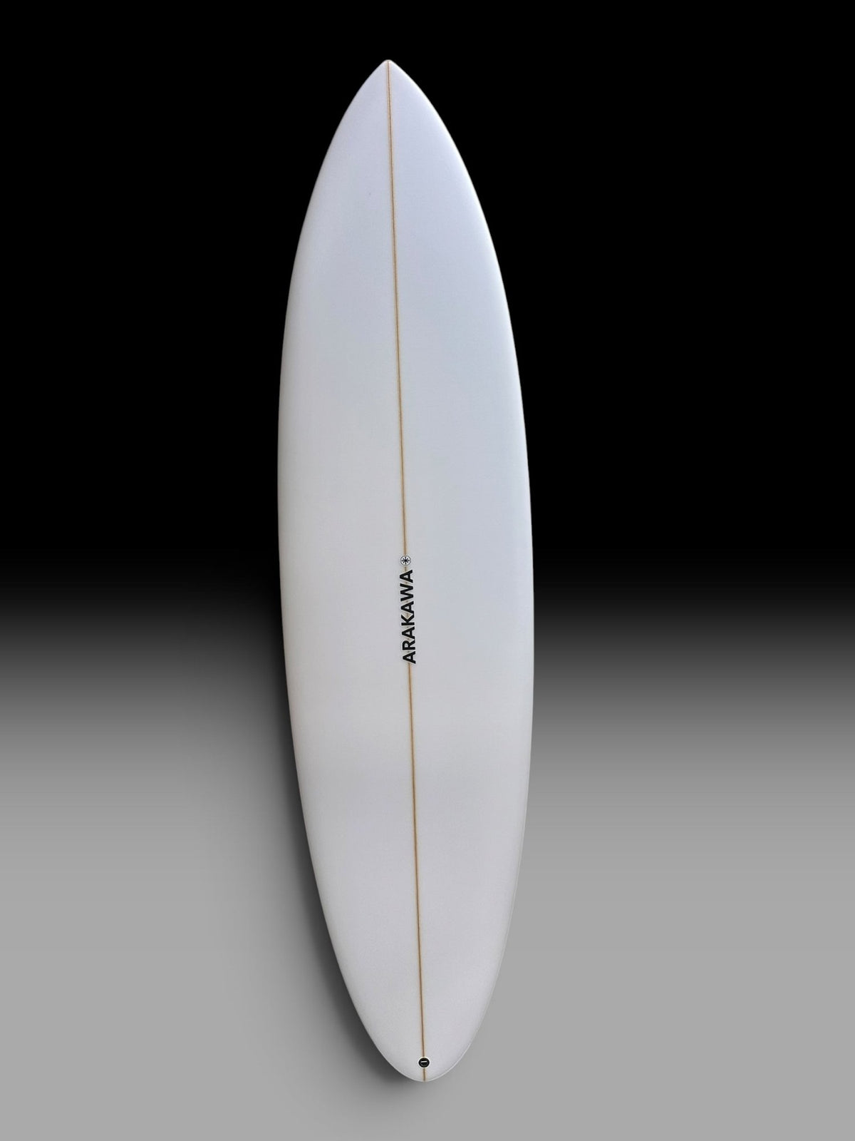 Arakawa Holy Moli 6'10 surfboard – deck view