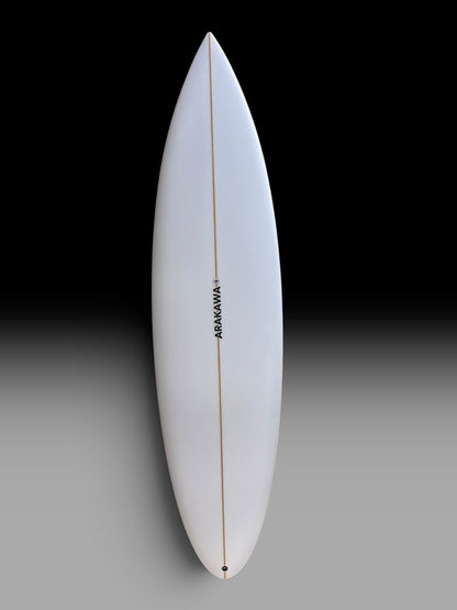 Arakawa Stun Gun 6'8 surfboard – deck view